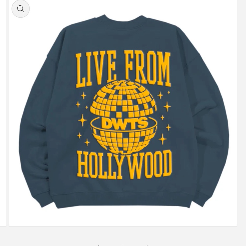 Black Hollywood Graphic Hoodie Sweatshirt